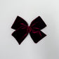 Wine Velvet Hand-tied Bow