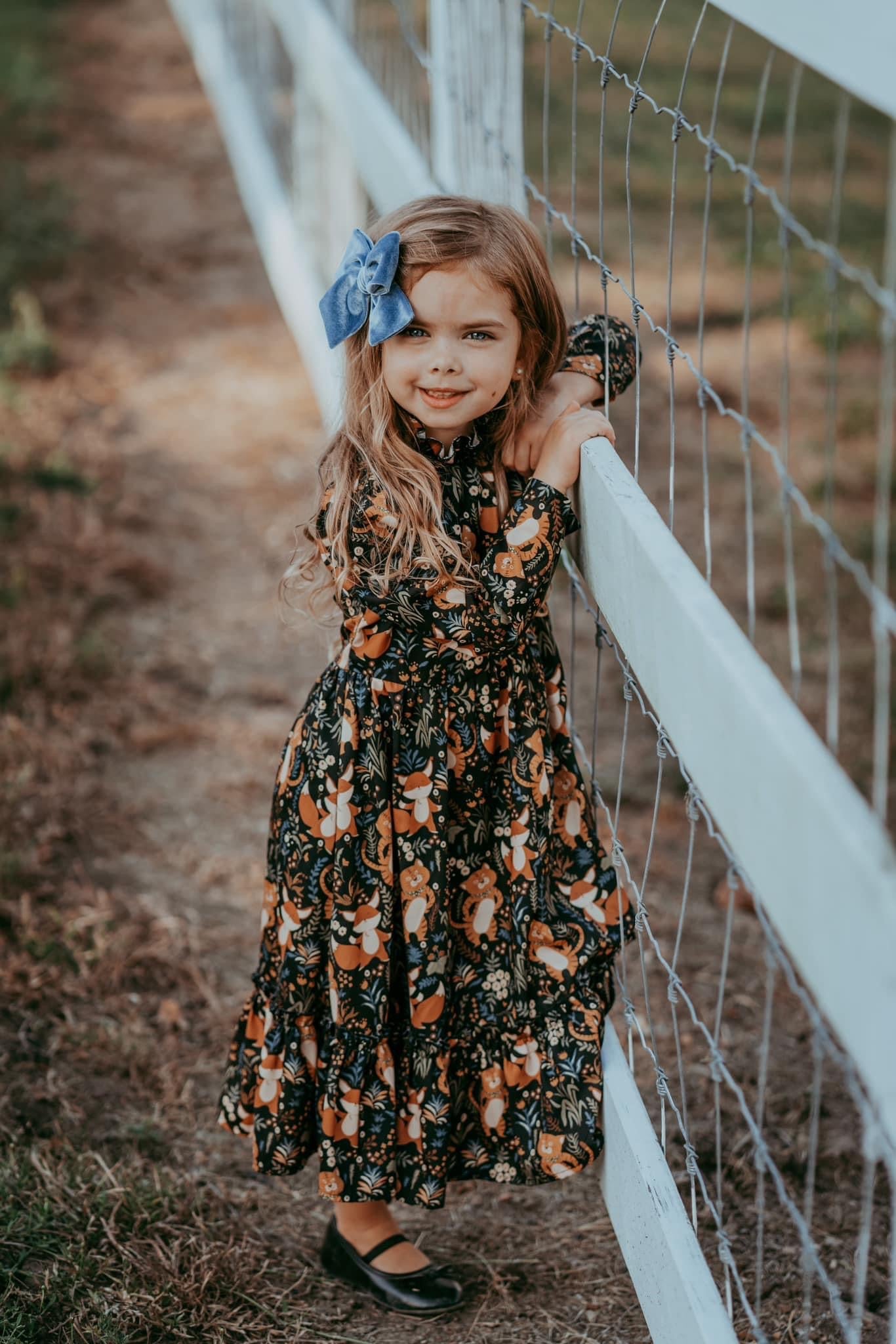 Dusty Blue Velvet Hand-tied Bow