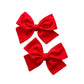 Red Hand-tied Bow