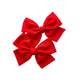 Red Hand-tied Bow