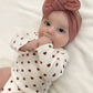 Mauve Ribbed Knotted Headwrap
