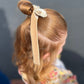 Champagne Velvet Long Tail Bow