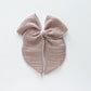 Taupe Gauze Fable Bow