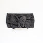 Heathered Charcoal Ribbed Tie-On Headwrap