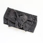 Heathered Charcoal Ribbed Tie-On Headwrap