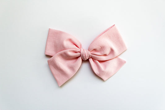Light Pink Hand-tied Bow