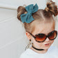 Balsam Green Gauze Hand-tied Bow