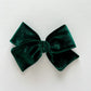 Evergreen Velvet Hand-tied Bow