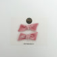 Baby Pink Velvet Twist Bow