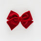 Red Velvet Hand-tied Bow