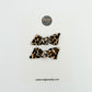 Leopard Velvet Twist Bow