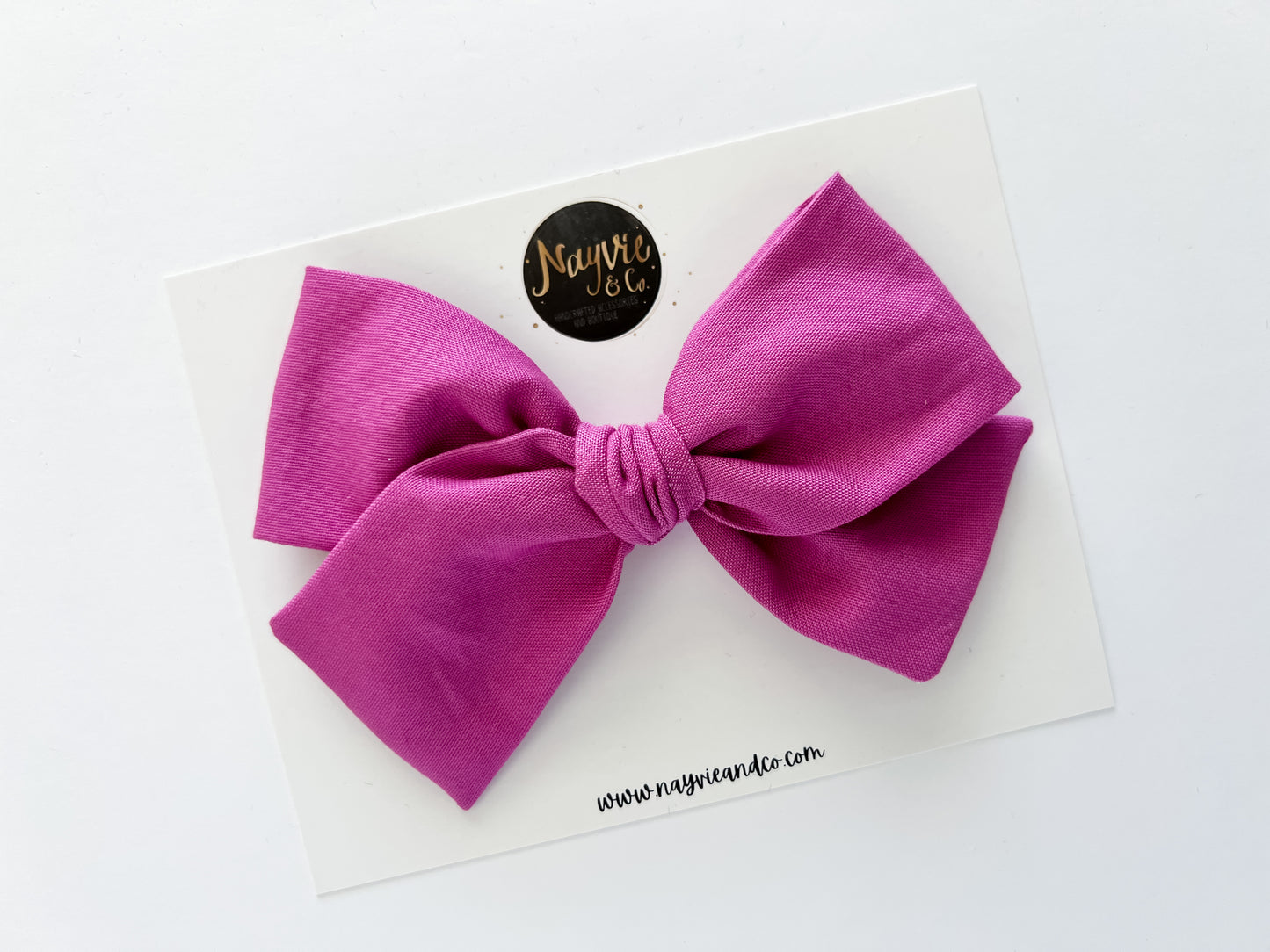 Gumdrop Hand-tied Bow