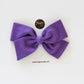 Purple Hand-tied Bow
