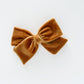 Gold Velvet Hand-tied Bow