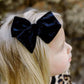 Black Velvet Hand-tied Bow