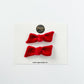 Red Velvet Twist Bow